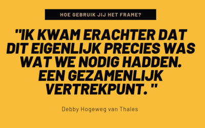 Hoe gebruik jij het Strategisch Communicatie Frame? Interview #2: Debby Hogeweg